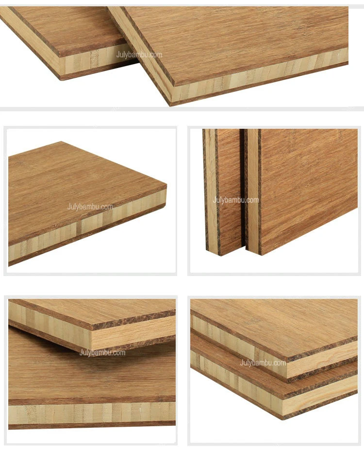 High Density 20mm Strand Woven Bamboo Timber 3 Layers Bamboo Panel for Worktop for Furniture