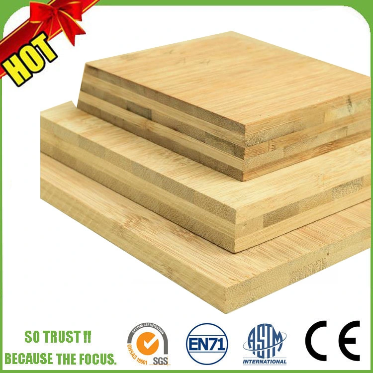 China Carbonized Horizontal 30mm Edge Grain Faux Decorative Marine Plywood Bamboo Panel