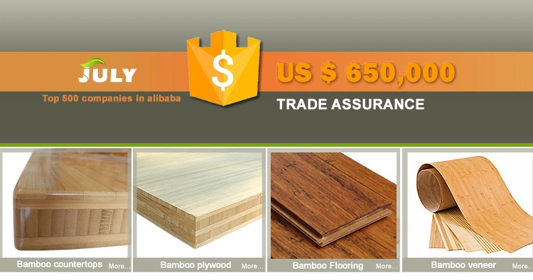 High Density 20mm Strand Woven Bamboo Timber 3 Layers Bamboo Panel for Worktop for Furniture