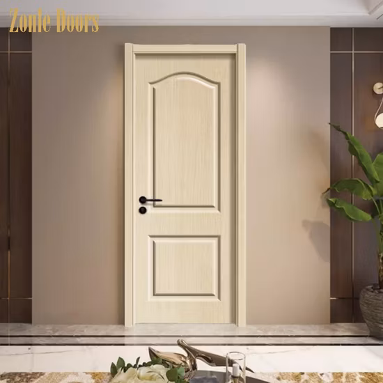 Porta interior comercial de bambu fosco