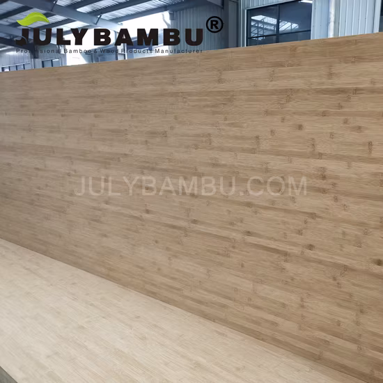Bancada de madeira de bambu com certificação FSC para móveis 5 camadas 35 mm