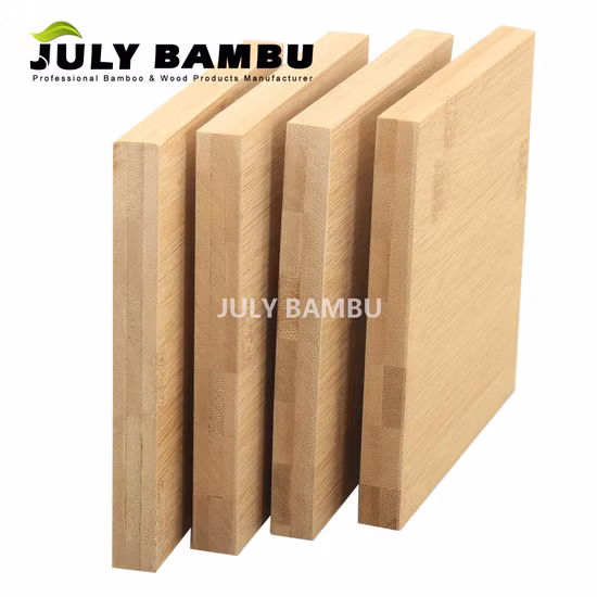 Bancada de madeira de bambu laminada cruzada 100% sólida por atacado/bambu de açougueiro
