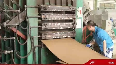 Jhk Bamboo House Porta de primer branco moldado em madeira