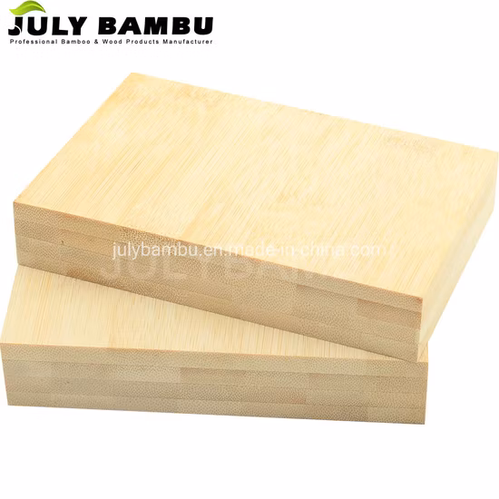 Fabricantes de Madeira de Bambu Natural Tábua de Bambu Laminada Natural para Bancada de Cozinha