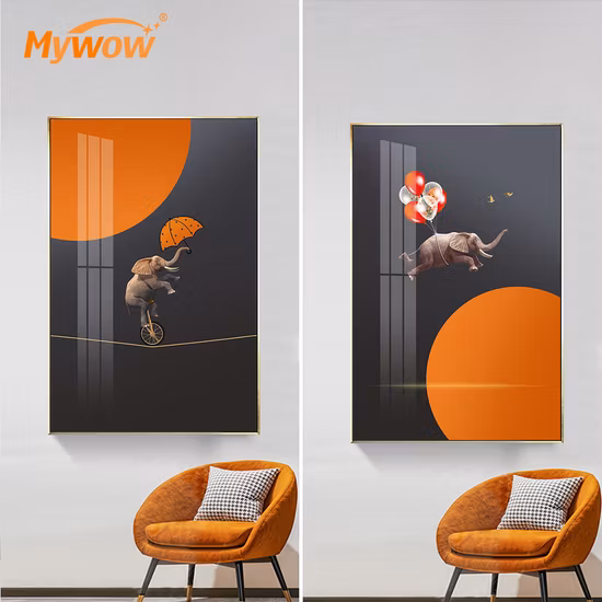 Mural de parede com paisagens marinhas e paisagens para o corredor