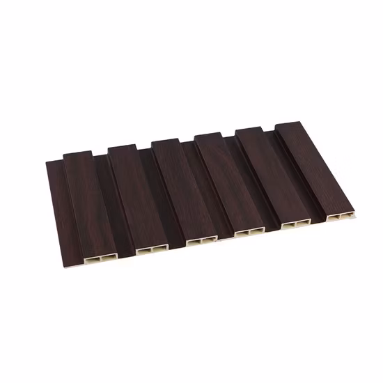 Painel de parede sólido de PVC fibra de bambu decoração de interiores painéis de parede WPC