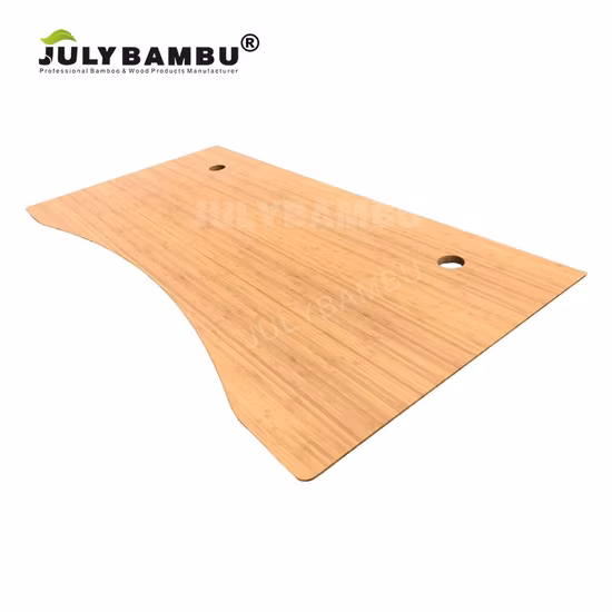 Folha de bambu 18 mm carbonizado 3 camadas horizontal para tampo de mesa de bambu