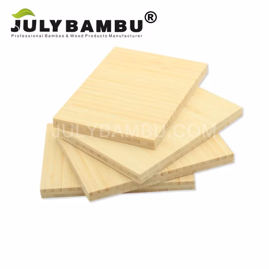 2440X1220X19mm Tábuas de móveis de bambu cruzadas de grão horizontal caramelo 3 dobras, painéis de bambu, folhas de bambu de dobra cruzada
