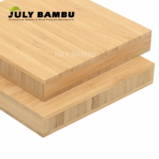 Placa de bambu de 20 mm pode ser usada como portas de bambu e qualquer produto de bambu